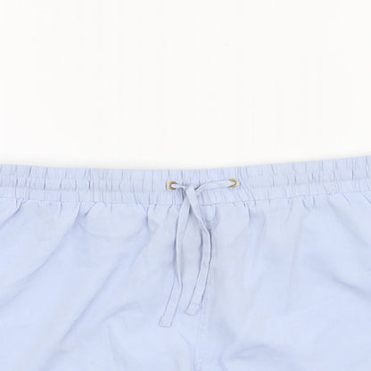 Denim & Co. Womens Blue   Sweat Shorts Size 10