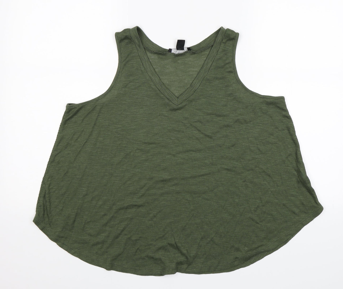 Primark Womens Green   Basic Tank Size 16