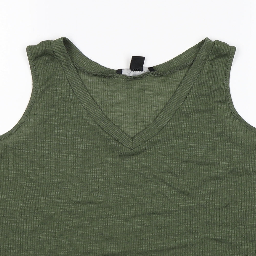 Primark Womens Green   Basic Tank Size 16