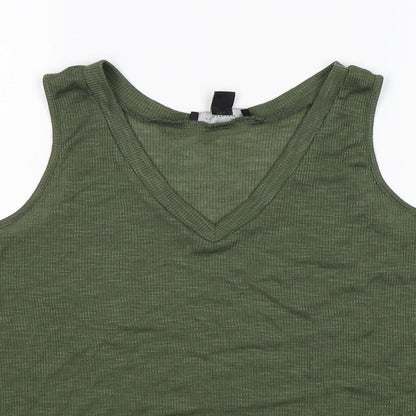 Primark Womens Green   Basic Tank Size 16