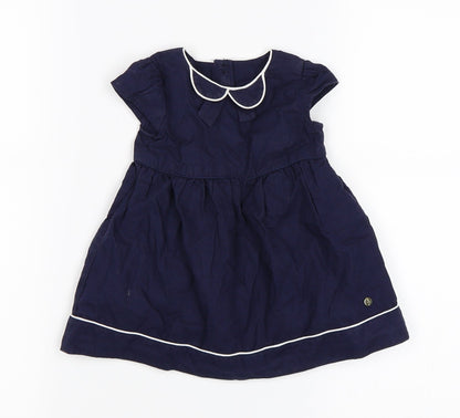 Marks and Spencer Girls Blue   Fit & Flare  Size 0-3 Months
