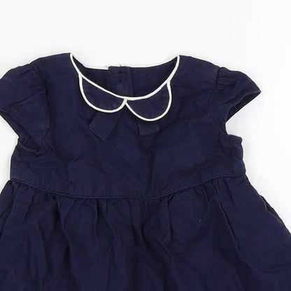 Marks and Spencer Girls Blue   Fit & Flare  Size 0-3 Months