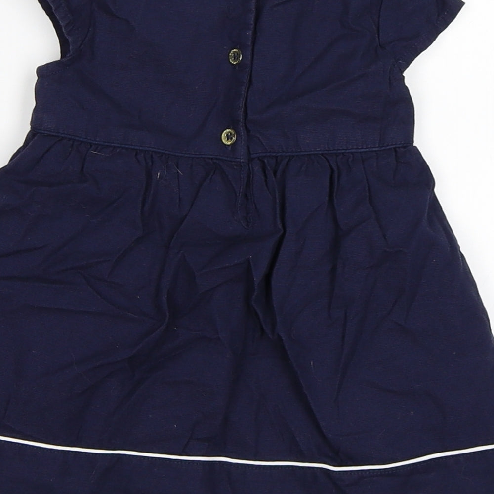 Marks and Spencer Girls Blue   Fit & Flare  Size 0-3 Months