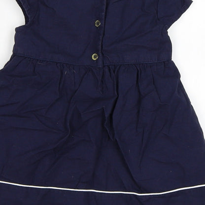 Marks and Spencer Girls Blue   Fit & Flare  Size 0-3 Months