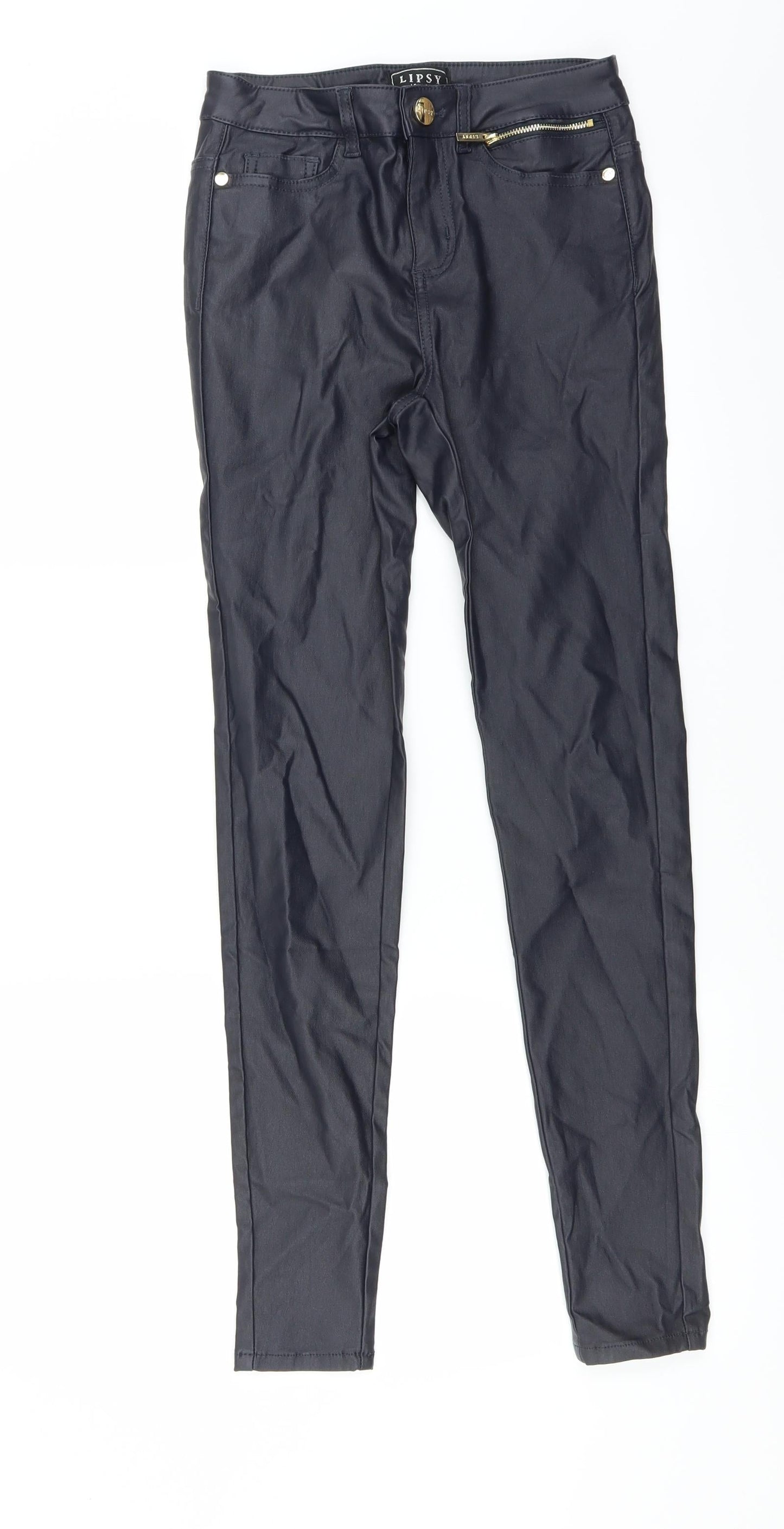 Lipsy Womens Blue   Trousers  Size 8 L29 in