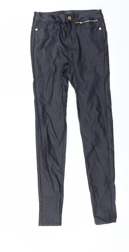 Lipsy Womens Blue   Trousers  Size 8 L29 in