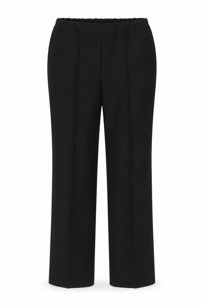 Womens UK Size 10 Preworn Regular Fit  Black Trousers