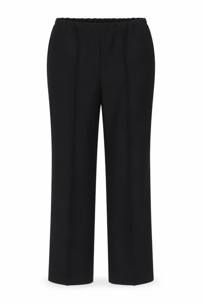 Womens UK Size 10 Preworn Regular Fit  Black Trousers