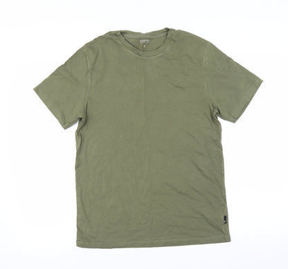 Mens UK Size S Burton Green  T-Shirt