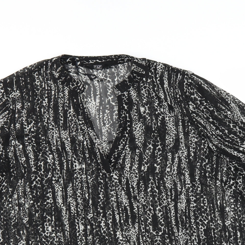 F&F Womens Black   Basic Blouse Size 12