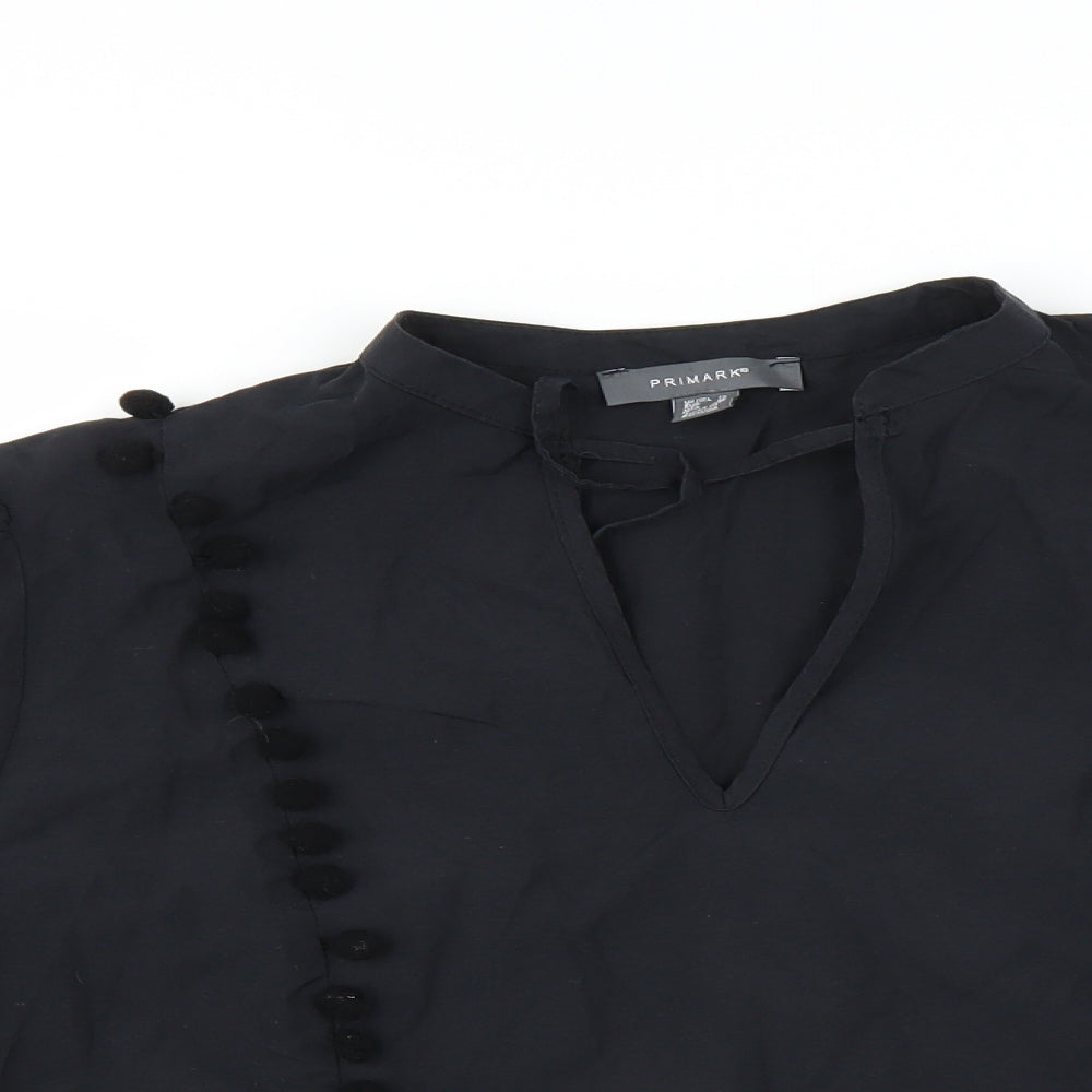 Primark Womens Black   Basic Blouse Size 10