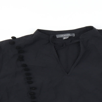 Primark Womens Black   Basic Blouse Size 10
