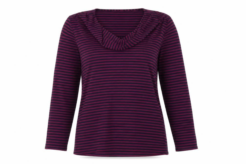 Womens UK Size 14 Phase Eight Purple Basic Blouse