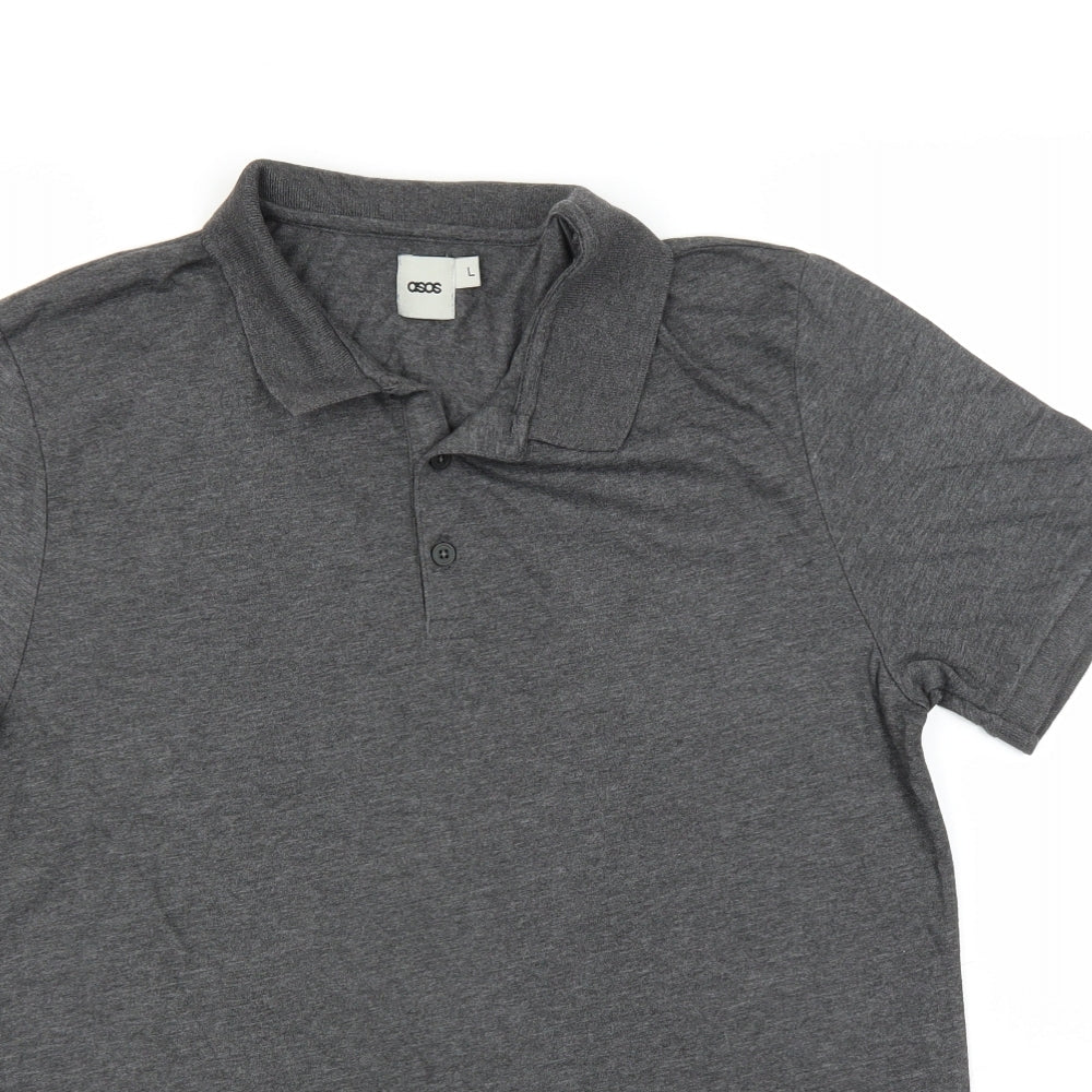 ASOS Mens Grey    Polo Size L