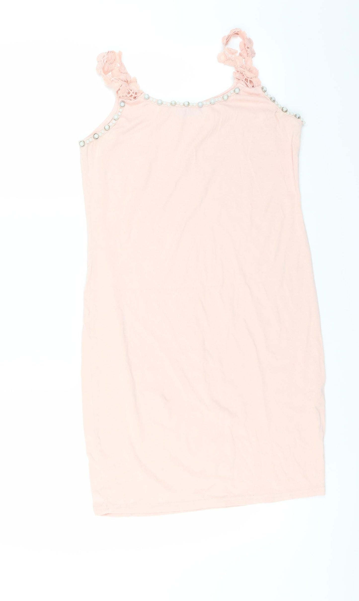 shk Paris Womens Pink   Tank Dress  Size M