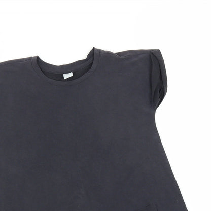 Sainsburys Girls Grey   T-Shirt Dress  Size 4 Years