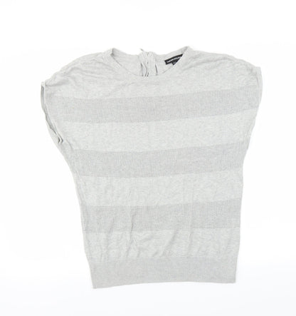 Warehouse Womens Grey   Pullover Jumper Size 10