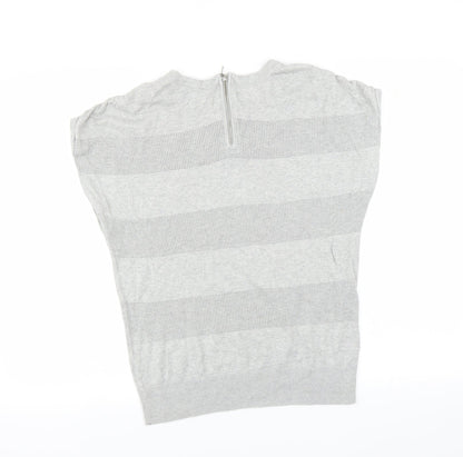 Warehouse Womens Grey   Pullover Jumper Size 10