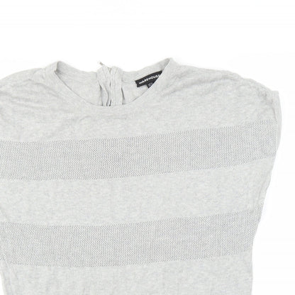 Warehouse Womens Grey   Pullover Jumper Size 10