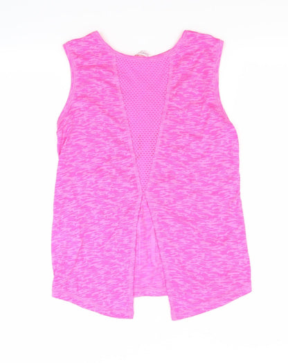 miss evie Girls Pink   Basic Tank Size 11-12 Years
