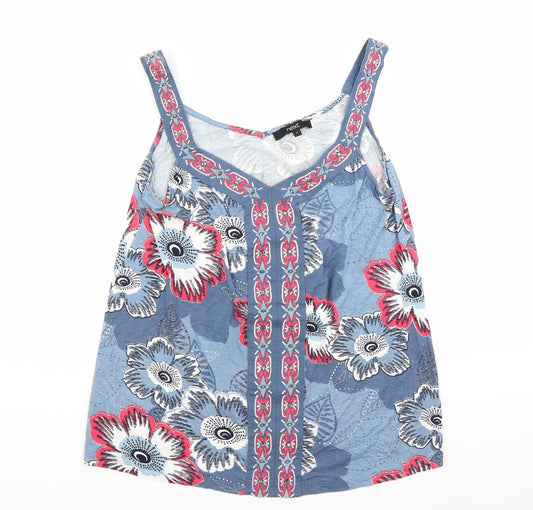 Womens UK Size 8 NEXT Blue Basic Tank