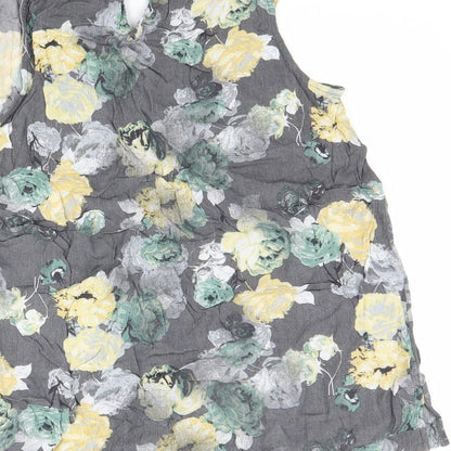 Womens UK Size 8 NEXT Grey Basic Tank