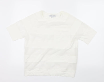 Womens UK Size 12 NEXT White Basic Blouse