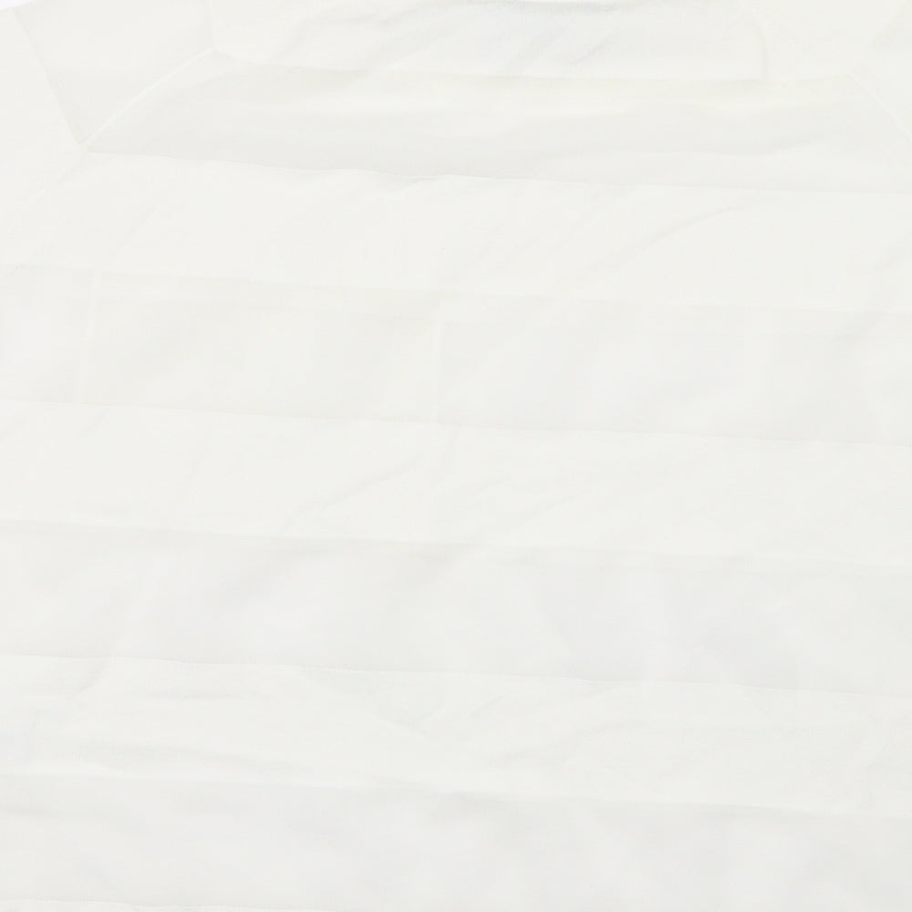 Womens UK Size 12 NEXT White Basic Blouse