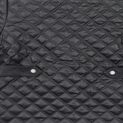Dreams Womens Black Geometric  Jacket  Size 10