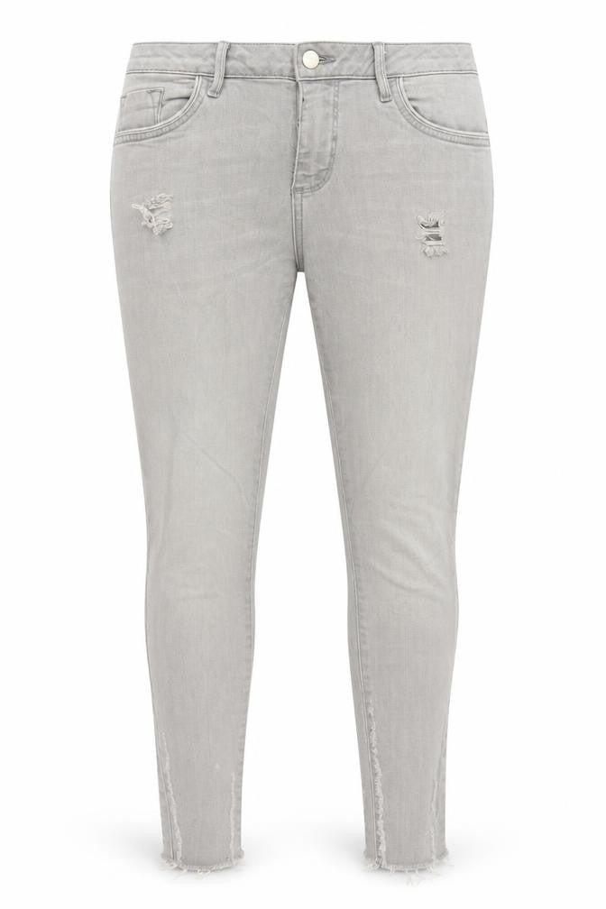 Denim Co Womens Grey  Denim Skinny Jeans Size 10 L26.5 in