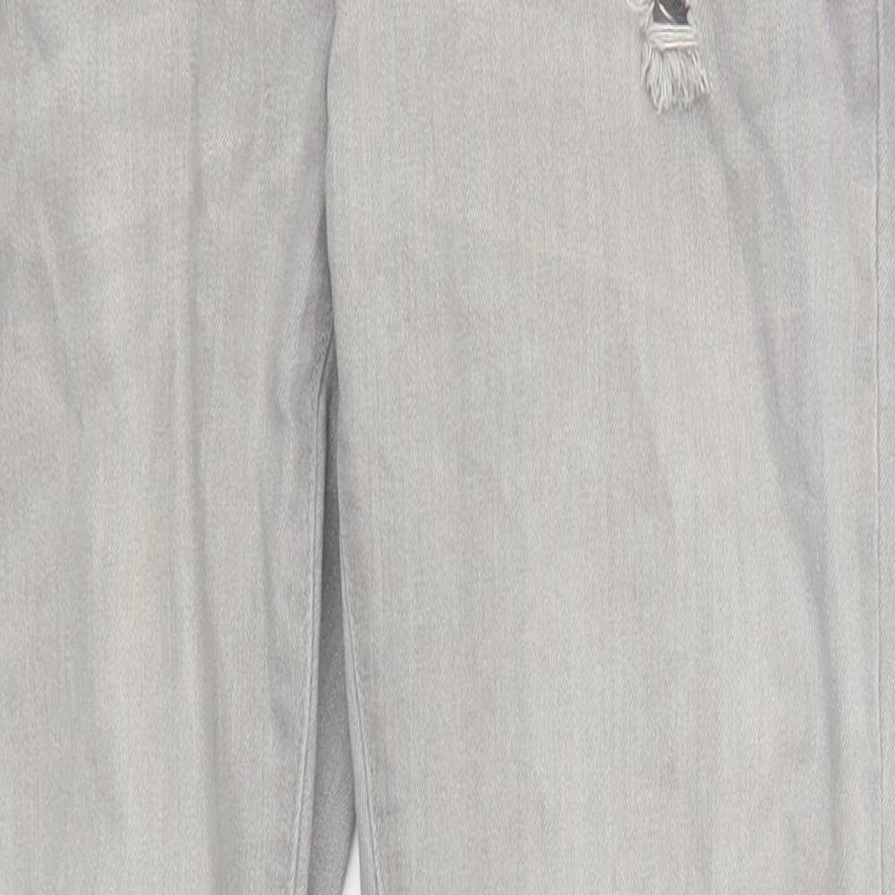 Denim Co Womens Grey  Denim Skinny Jeans Size 10 L26.5 in