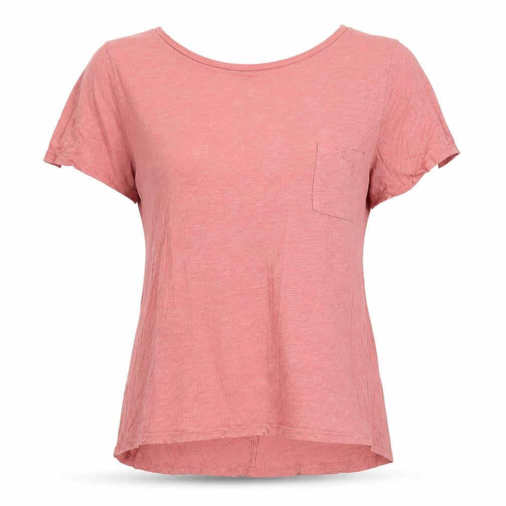 Womens UK Size 12 Select Pink Basic T-Shirt