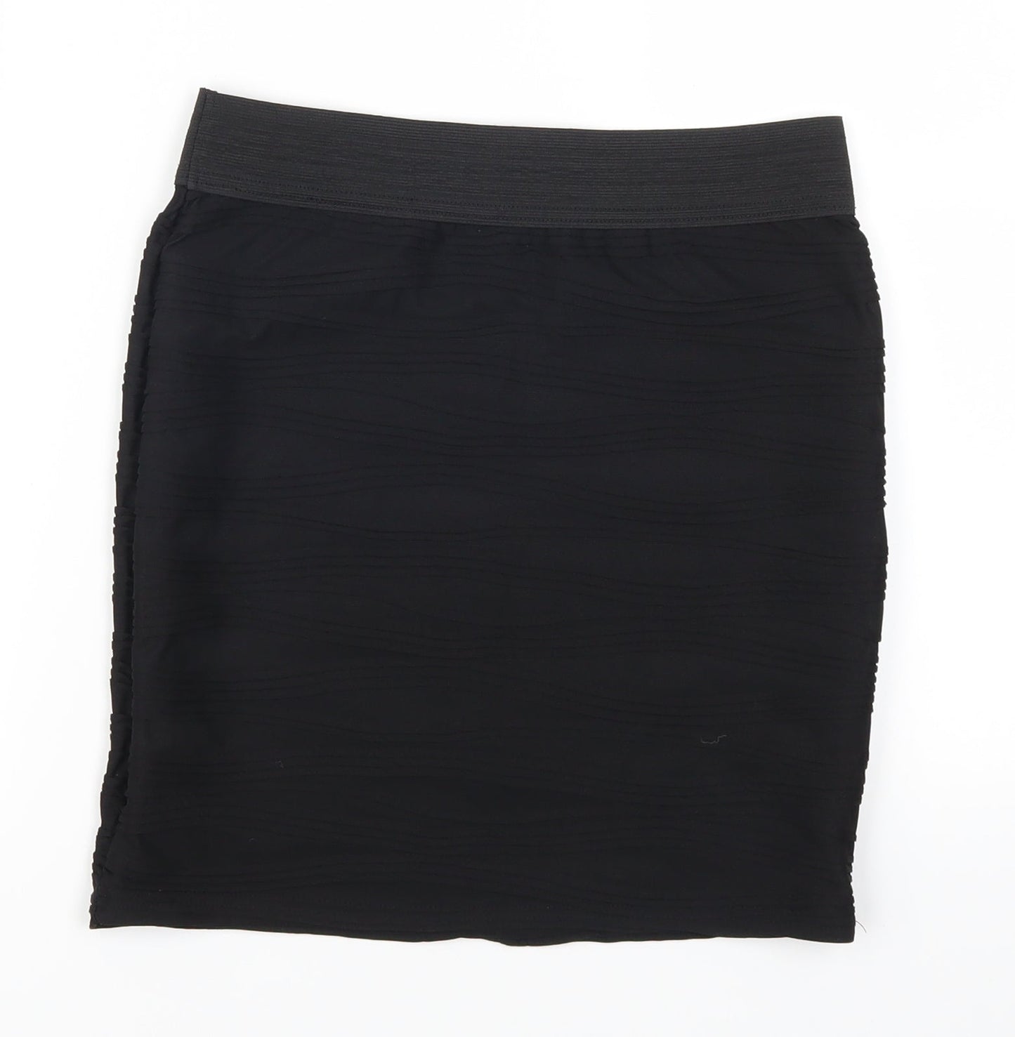 Internationale Womens Black   Mini Skirt Size 10  - TExtured