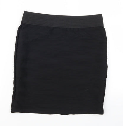 Internationale Womens Black   Mini Skirt Size 10  - TExtured