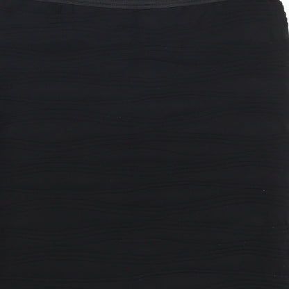 Internationale Womens Black   Mini Skirt Size 10  - TExtured