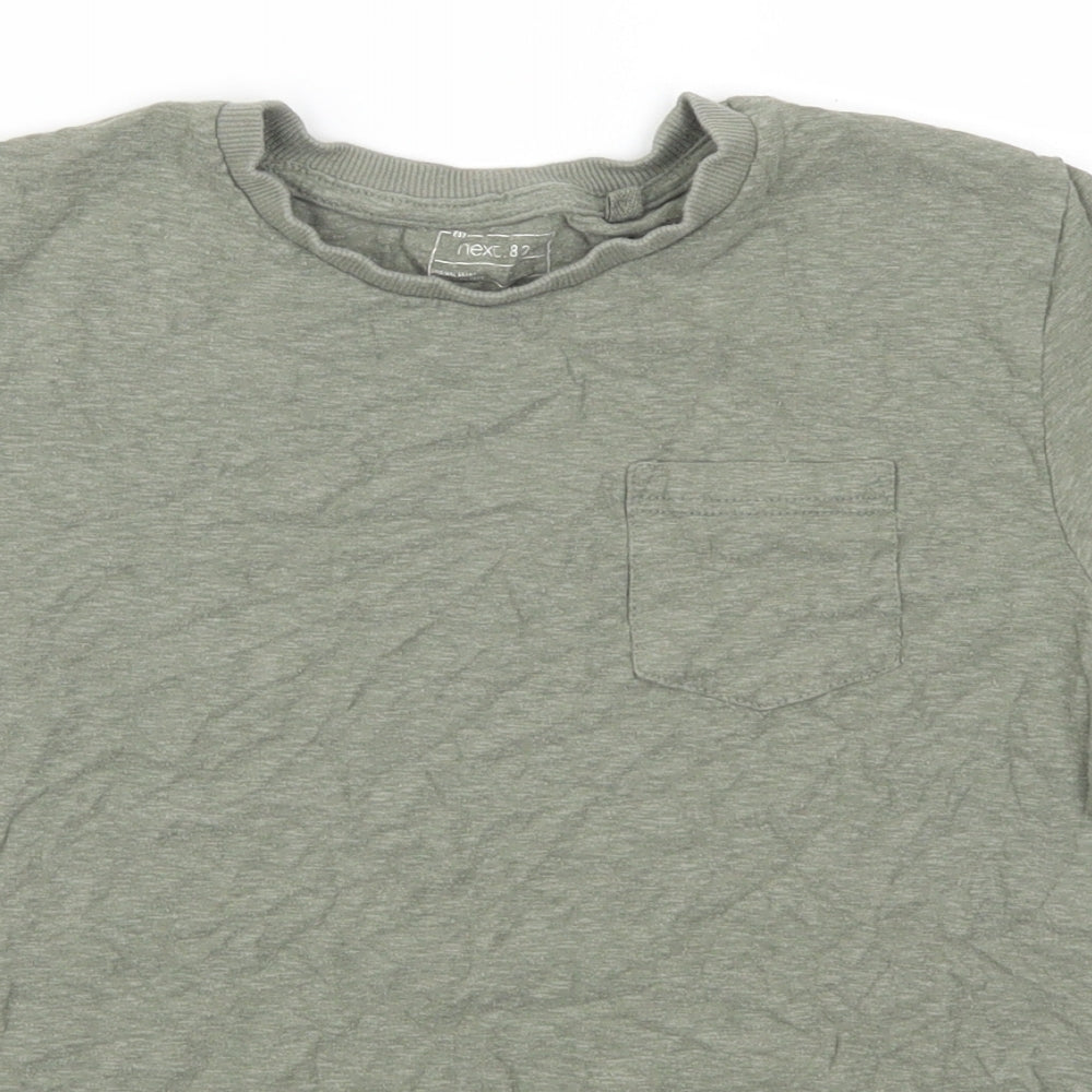 Next Boys Green   Basic T-Shirt Size 8 Years