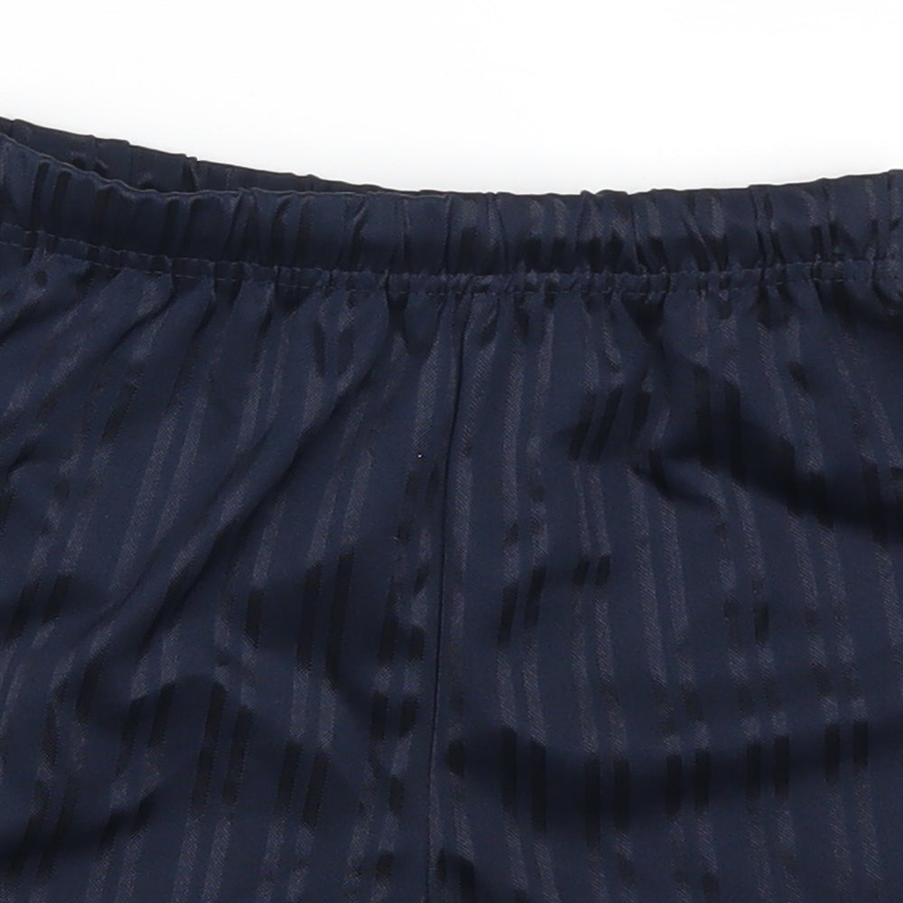 Mataln Boys Blue Striped  Utility Shorts Size 7 Years