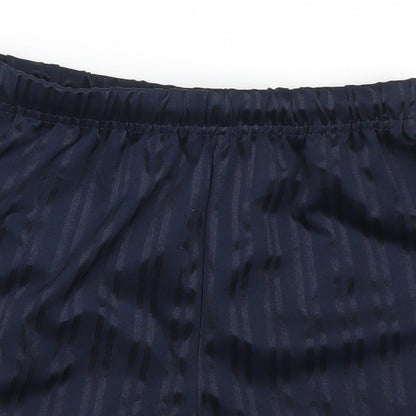 Mataln Boys Blue Striped  Utility Shorts Size 7 Years
