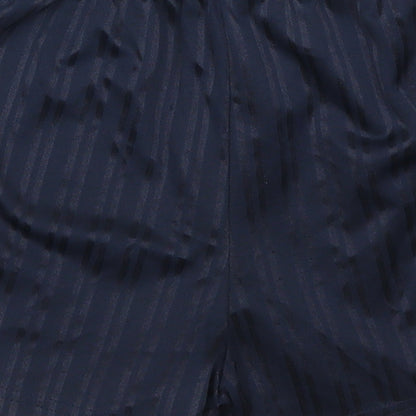 Mataln Boys Blue Striped  Utility Shorts Size 7 Years