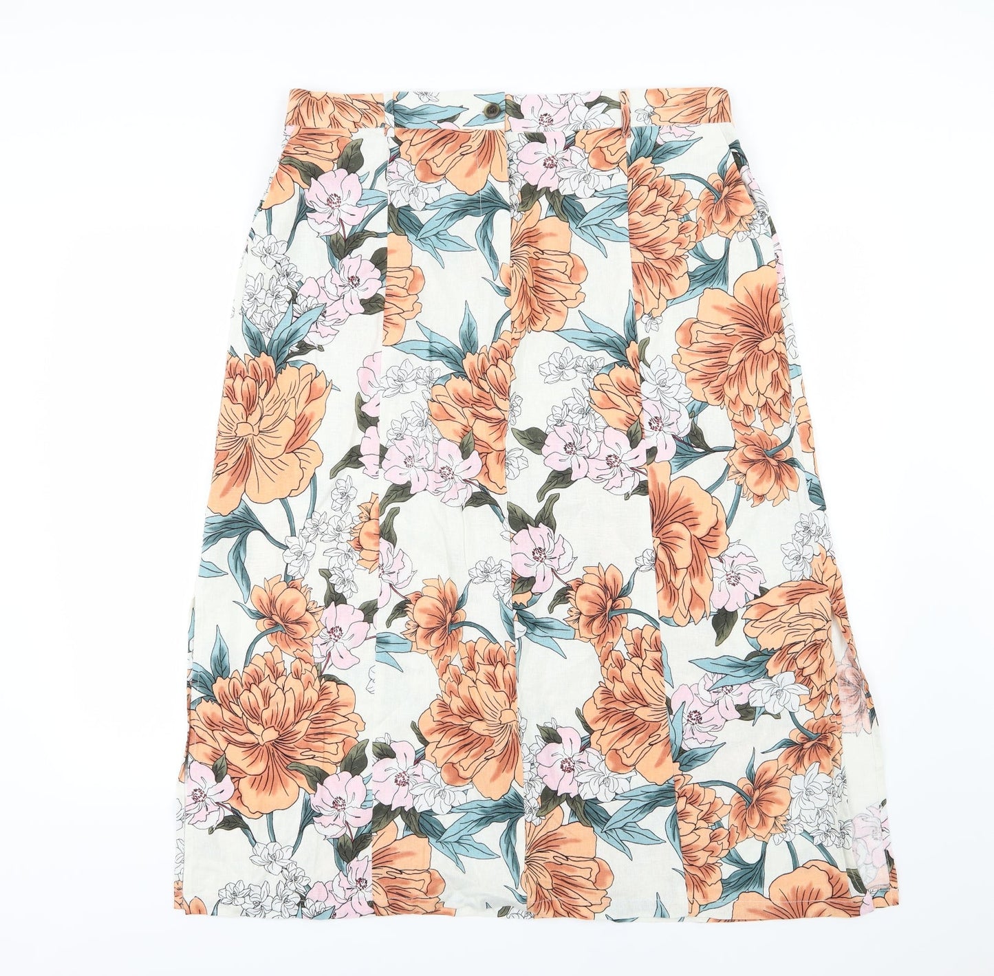 Anthology Womens Multicoloured Floral  A-Line Skirt Size 18