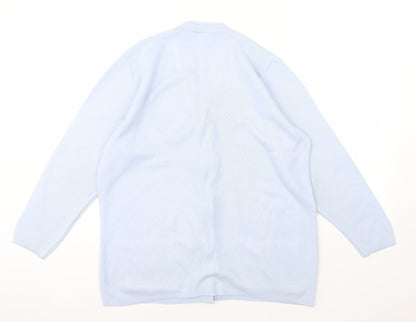 Classics Womens Blue  Knit Cardigan Jumper Size 12
