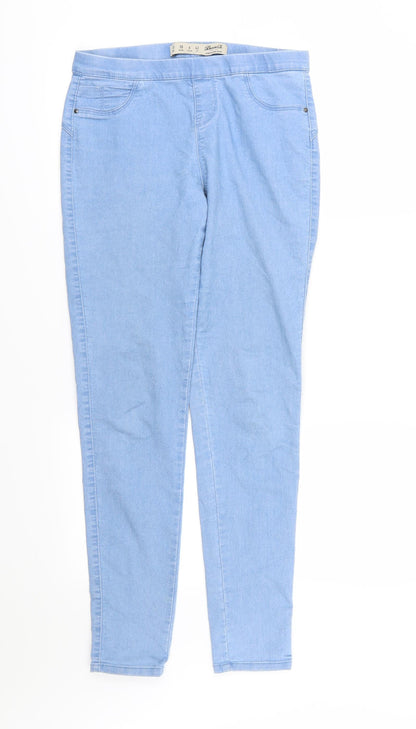 Denim & Co. Womens Blue  Denim Jegging Jeans Size 10 L30 in