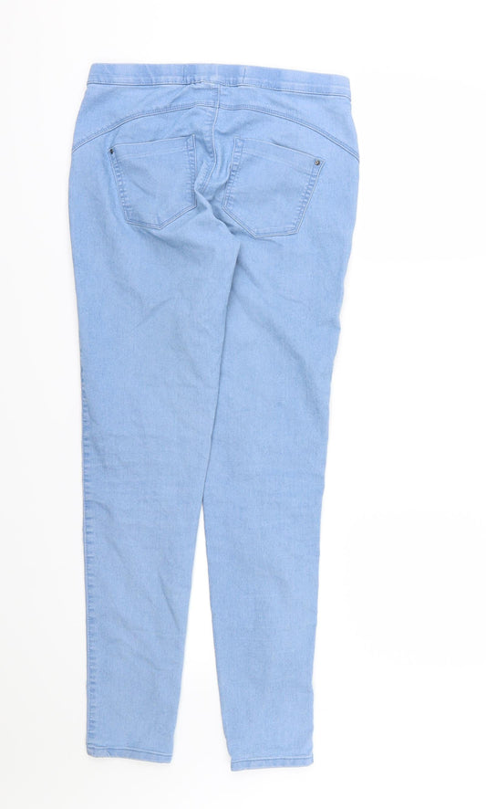 Denim & Co. Womens Blue  Denim Jegging Jeans Size 10 L30 in