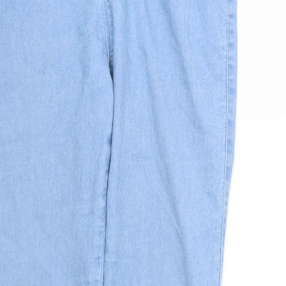 Denim & Co. Womens Blue  Denim Jegging Jeans Size 10 L30 in