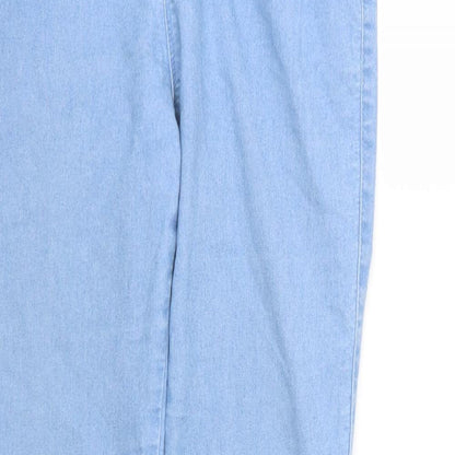 Denim & Co. Womens Blue  Denim Jegging Jeans Size 10 L30 in