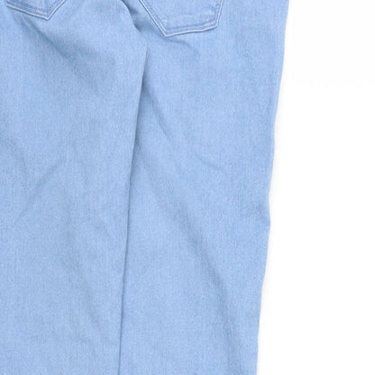Denim & Co. Womens Blue  Denim Jegging Jeans Size 10 L30 in