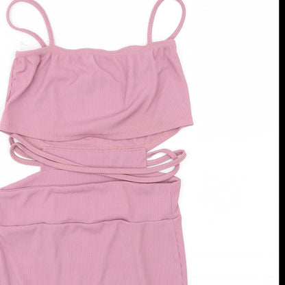 PRETTYLITTLETHING Womens Pink   Bodycon  Size 12