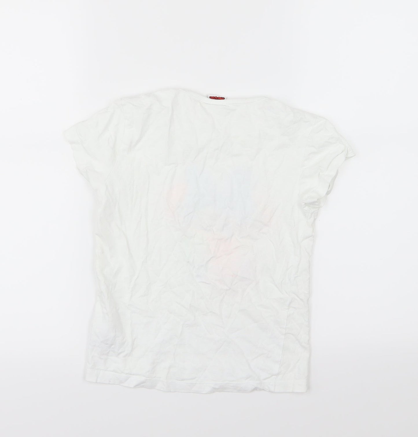 Primark Girls White  Jersey Basic T-Shirt Size 7-8 Years  - Minnie mouse