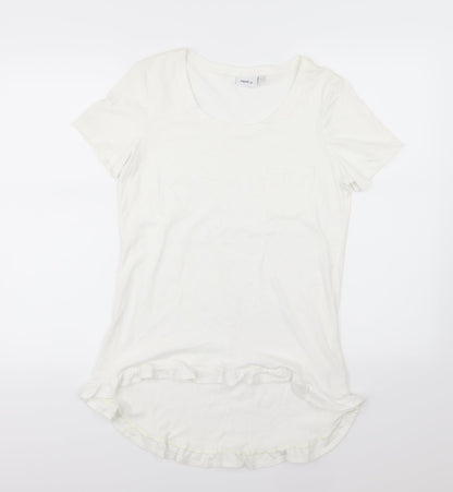 Womens UK Size 8 NEXT White Basic T-Shirt