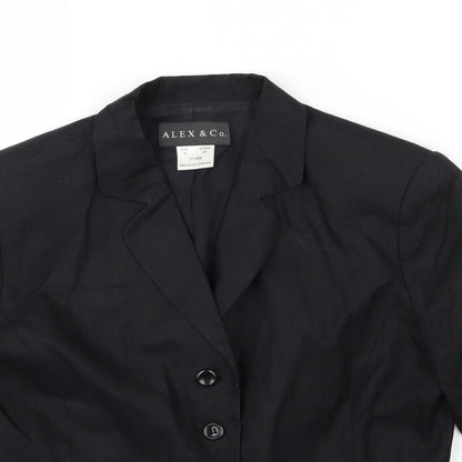 Womens UK Size 8 Alex & Co Black Jacket